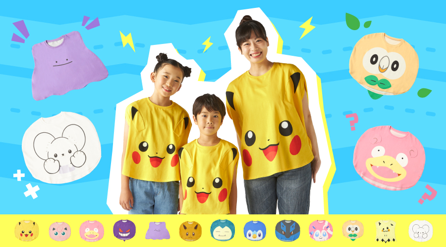 「Pokémon Close-Up Tシャツ」のイメージ
